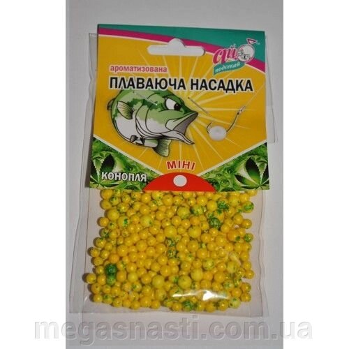 Плаваюча насадка Ай-Підсікай Конопля міні (4-6мм) від компанії MEGASNASTI - фото 1