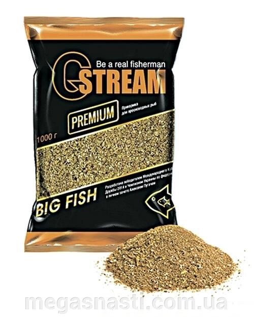 Прикормка G. Stream Premium Series Big Fish 1кг від компанії MEGASNASTI - фото 1
