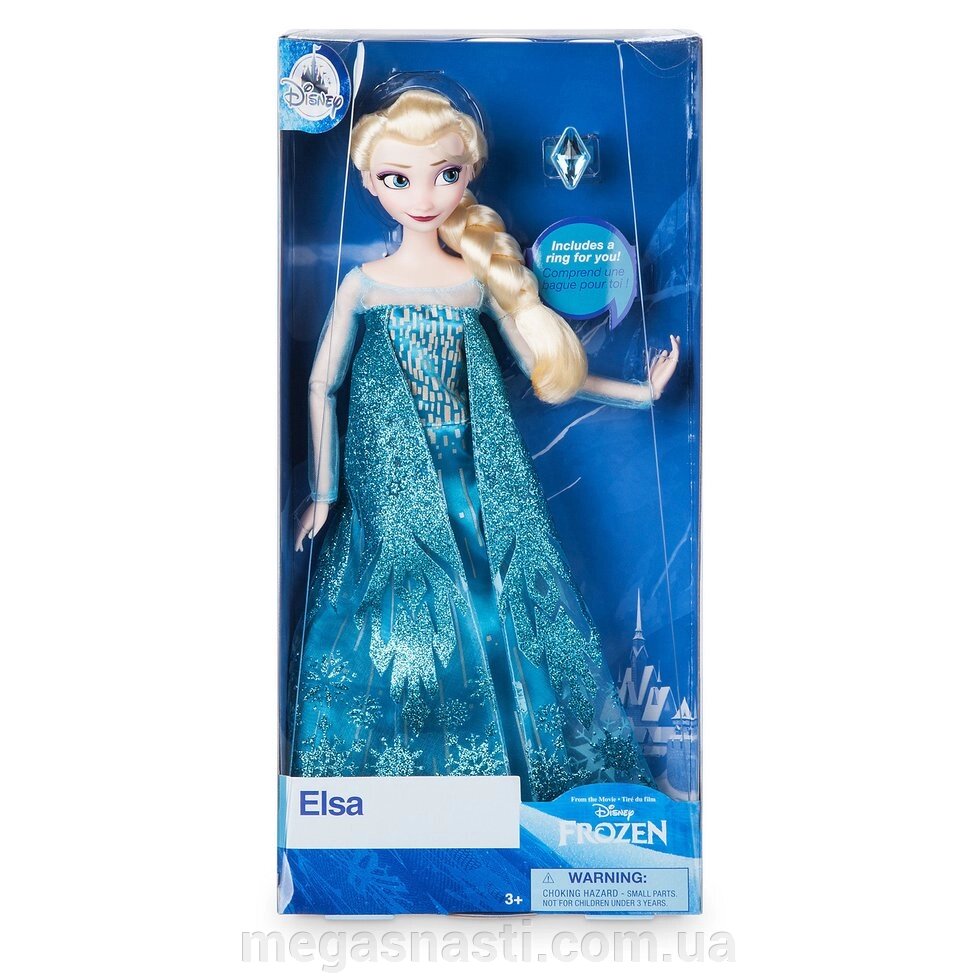 Принцеса Дісней Ельза з колечком (Elsa with Ring Frozen) Холодне серце класична принцеса, Новинка 2019, Disney від компанії MEGASNASTI - фото 1