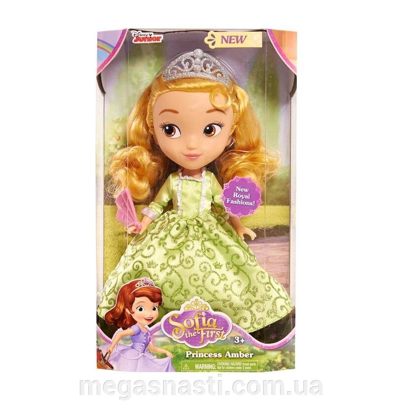 Принцеса Ембер (Disney Junior Sofia the First Royal Doll - Princess Amber), 27см Disney від компанії MEGASNASTI - фото 1