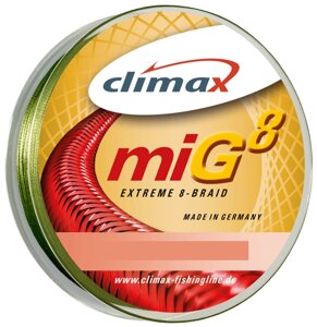 Шнур Climax Mig Extreme 8 Braid FLUO-ORANGE 135м 0,20 мм