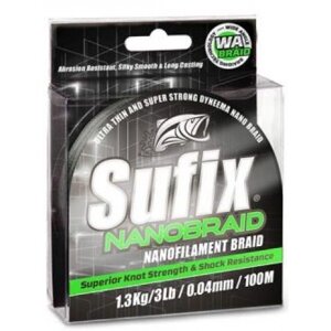 Шнур Sufix Nano Braid (Aqua Camo) 0.06мм