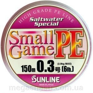 Шнур Sunline SWS Small Game PE 150м # 0.15 / 0.069мм 2.5lb / 1.2кг від компанії MEGASNASTI - фото 1
