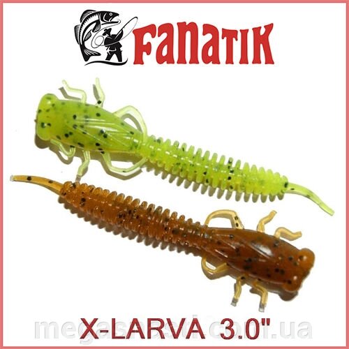 Силікон Fanatik X-Larva 3 "(6 шт) від компанії MEGASNASTI - фото 1
