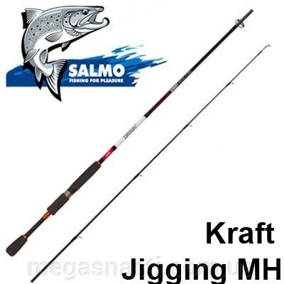 Спінінг Salmo Kraft JIGGING MH 2,05м (6-24гр) KR2300-205 від компанії MEGASNASTI - фото 1