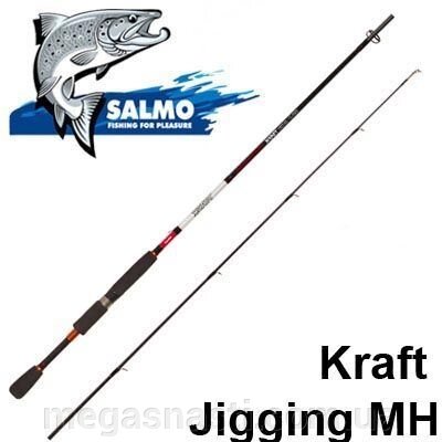 Спінінг Salmo Kraft JIGGING MH 2,20м (7-26гр) KR2300-220 від компанії MEGASNASTI - фото 1
