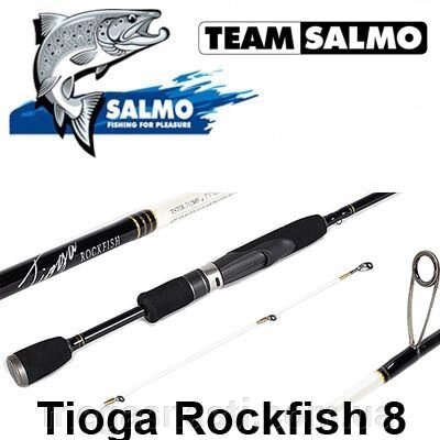 Спінінг Team Salmo TIOGA ROCKFISH 8 2,31м / 7,6 "(2-8гр) TSTIR-762MF від компанії MEGASNASTI - фото 1