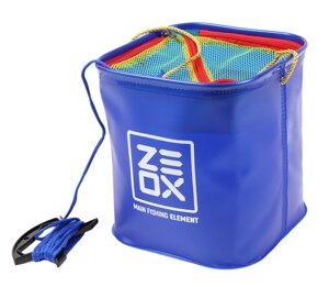 Відро Zeox Bucket With Rope and Mesh 15л