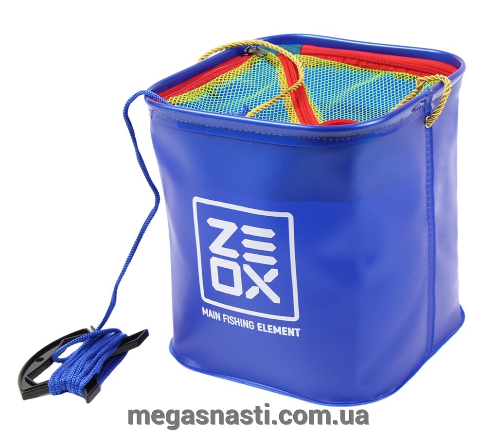 Відро Zeox Bucket With Rope and Mesh 15л від компанії MEGASNASTI - фото 1