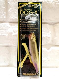 Воблер Megabass Dog-X Speed Slide 87F 10.6гр (Wagin Gold)