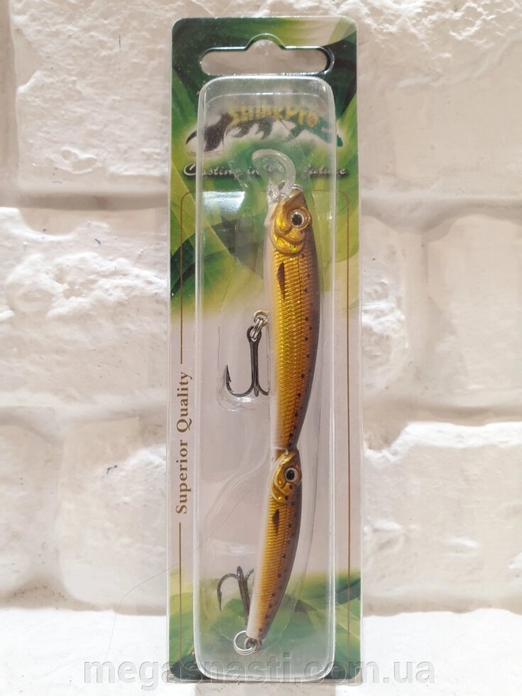 Воблер Strike Pro Twin Minnow 100SP 7.3гр (205) від компанії MEGASNASTI - фото 1