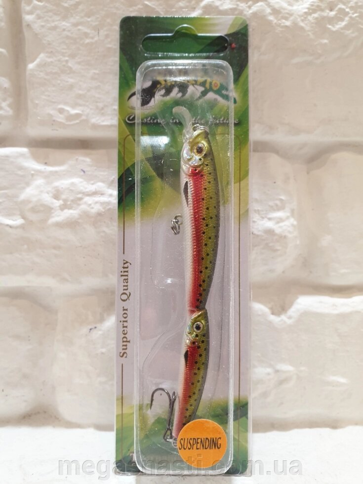 Воблер Strike Pro Twin Minnow 100SP 7.3гр (71) від компанії MEGASNASTI - фото 1