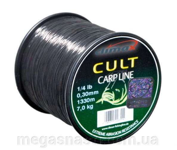 Волосінь Climax CULT Carp Line Mono 1330м 0,30мм від компанії MEGASNASTI - фото 1