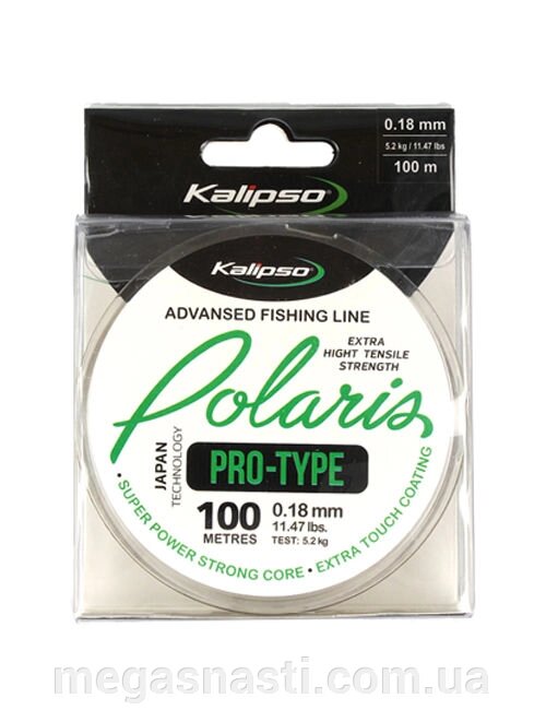 Волосінь Kalipso Polaris MC 100м 0.40мм від компанії MEGASNASTI - фото 1