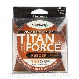 Волосінь Kalipso Titan Force Feeder BR 150м 0.35мм від компанії MEGASNASTI - фото 1