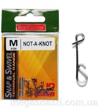 Застібка безвузлова BratFishing Not-A-Knot №XL (10шт) від компанії MEGASNASTI - фото 1