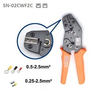 Кліщі універсальні для обтиску наконечників SN-02WF2C (0,5-2,5mm2)