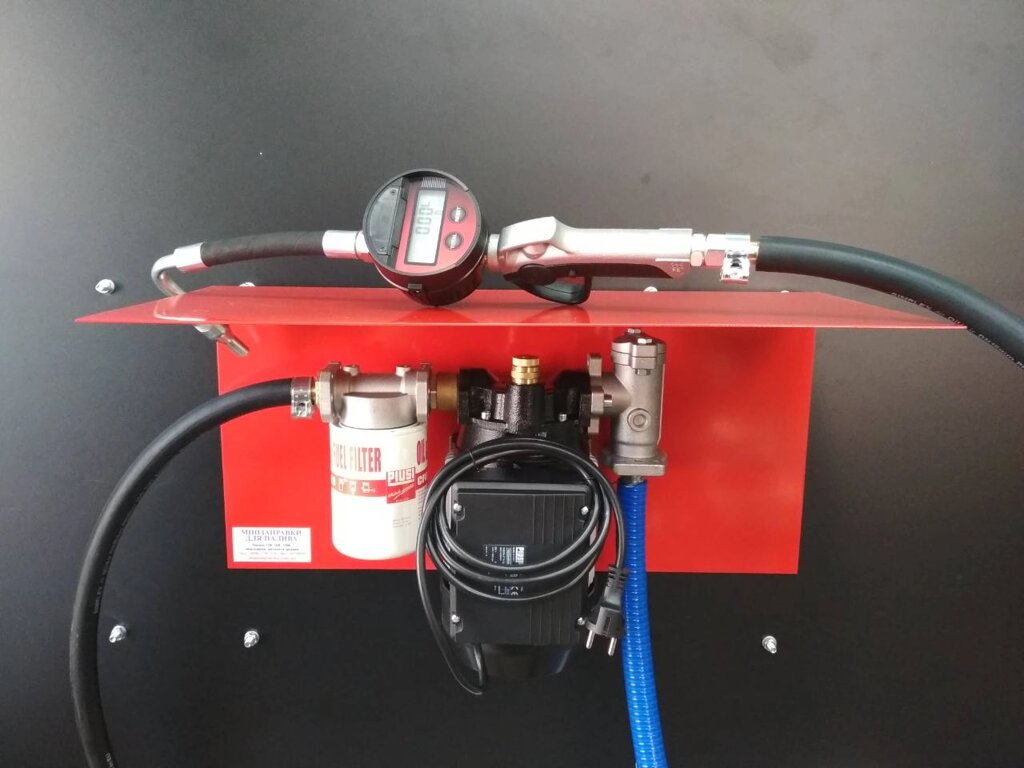 Маслостанция для моторних масел з насосом 200 / 2М PIUSI Італія (9л / хв) і лічильником LM-OG Badger Meter - опт