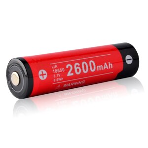 Аккумулятор 18650BAT-26 (2600 mAh) Klarus Black