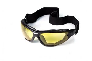 Окуляри захисні фотохромні Global Vision Shorty Photochromic (yellow) Anti-Fog жовті фотохромні