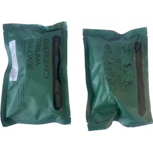 Пов'язка для першої медичної допомоги 10 см х 400 см "First Aid Dressing Bandage 4"