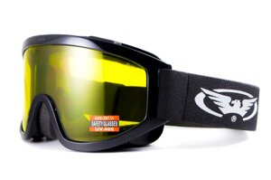 Захисні окуляри Global Vision Wind-Shield (yellow) Anti-Fog, жовті