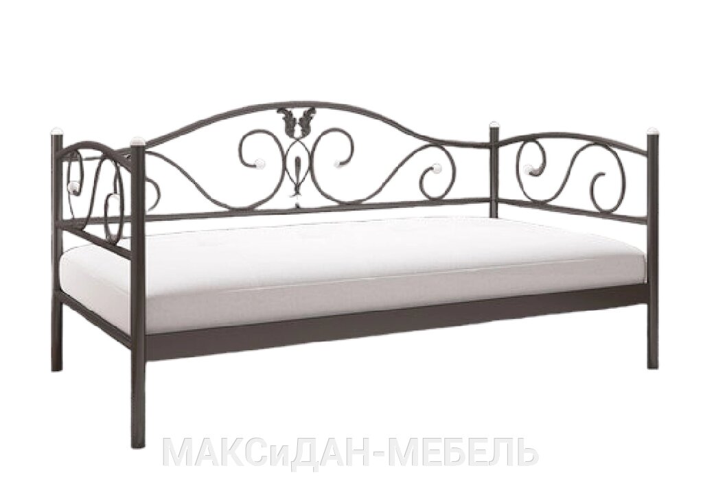 Диван-ліжко металевий Анжеліка-80 Метал-Дизайн від компанії МАКСіДАН-МЕБЛІ - фото 1