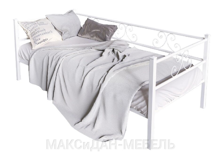 Диван-ліжко металевий Самшит 80х190 Тенеро від компанії МАКСіДАН-МЕБЛІ - фото 1