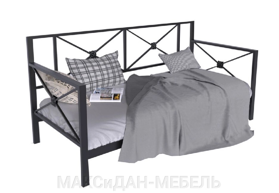Диван-ліжко металевий Тарс 80х200 Тенеро від компанії МАКСіДАН-МЕБЛІ - фото 1