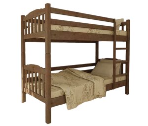 Ліжко дерев'яне двоярусне Тандем 90х200 Стемма