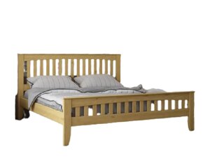 Ліжко дерев'яне двоспальне Альберта-180 Стемма