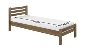 Ліжко дерев'яне односпальне Прем'єра-80 Стемма