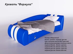Ліжко дитяче Формула з підйомним механізмом 120х200 Сентензо