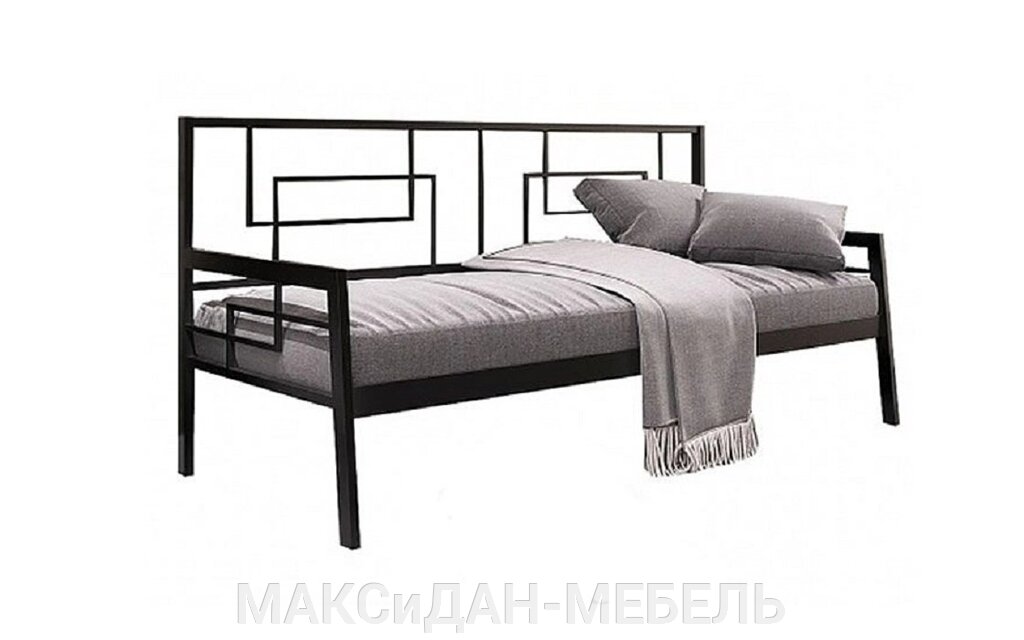 Диван-ліжко металевий Квадро-80 Метал-дизайн - фото