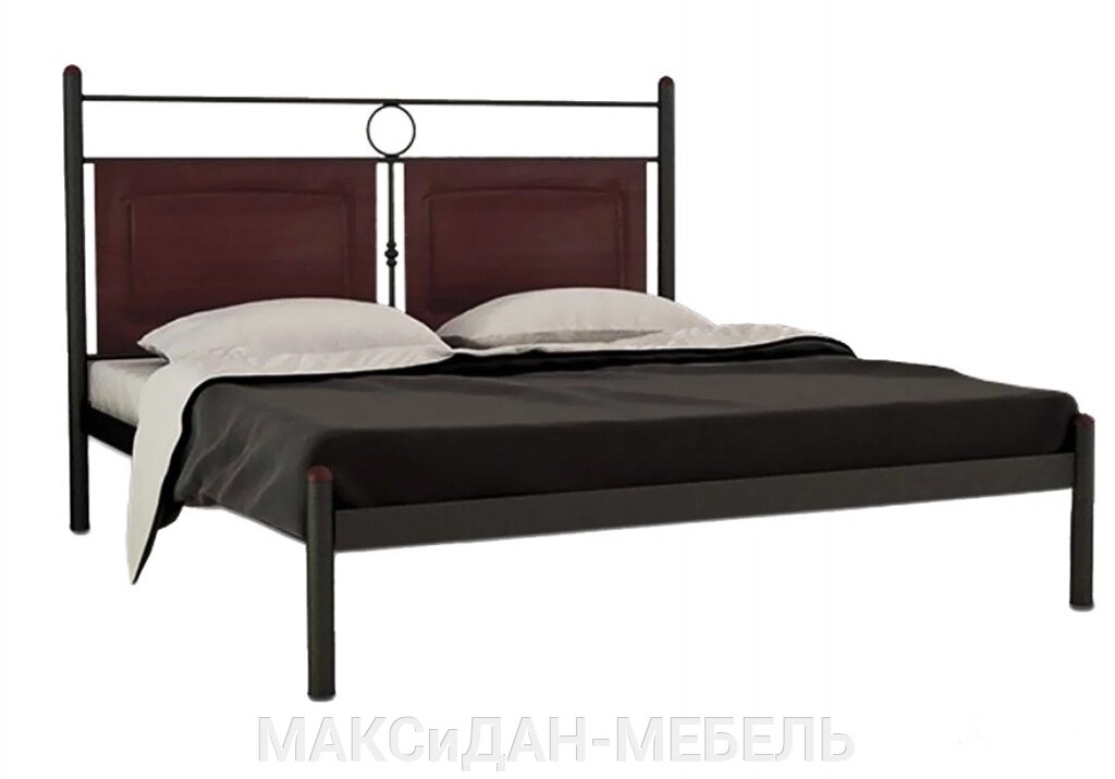 Ліжко металеве двоспальне Ніколь-180 Метал-дизайн - особливості