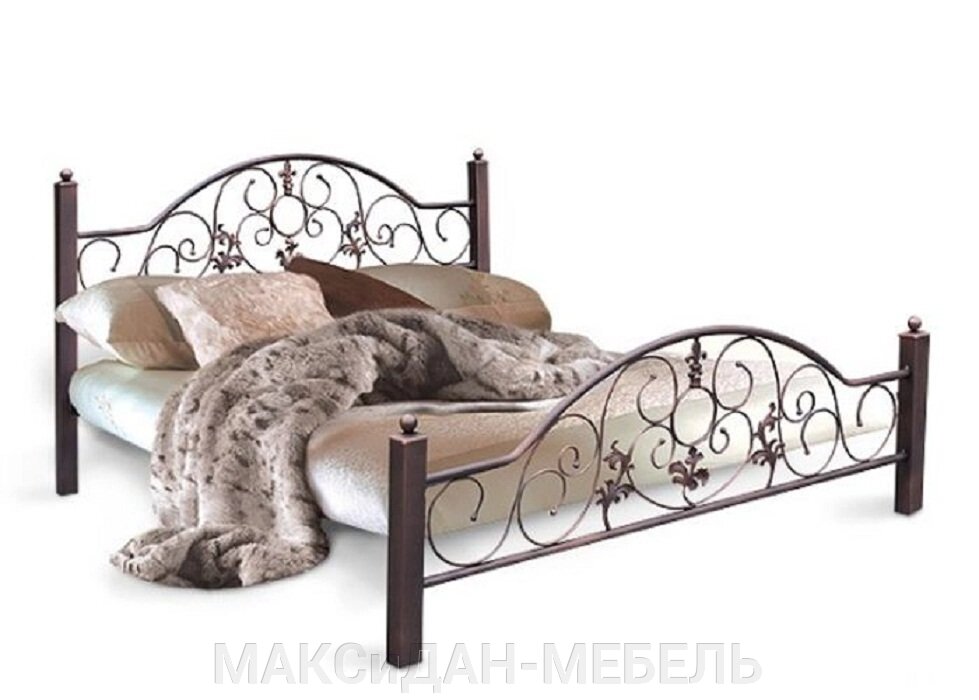 Ліжко металеве двоспальне Жозефіна-180 Метал-дизайн - роздріб