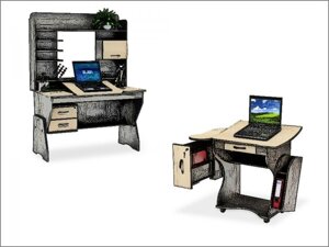 Столи комп'ютерні, письмові, офісні, для ноутбуків
