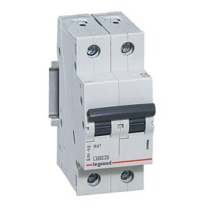 Автоматичний вимикач 2-п Legrand 4.5kA RX3 C 20A 419698