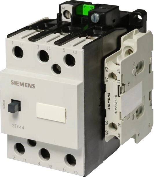 КОНТАКТОР 3-п 230V AC Siemens 3TF4422-0A 55A 15kW (AC3/400V+1нв+1нз) від компанії Спеціалізований магазин ДП "КАПРО-ДНІПРО" - фото 1