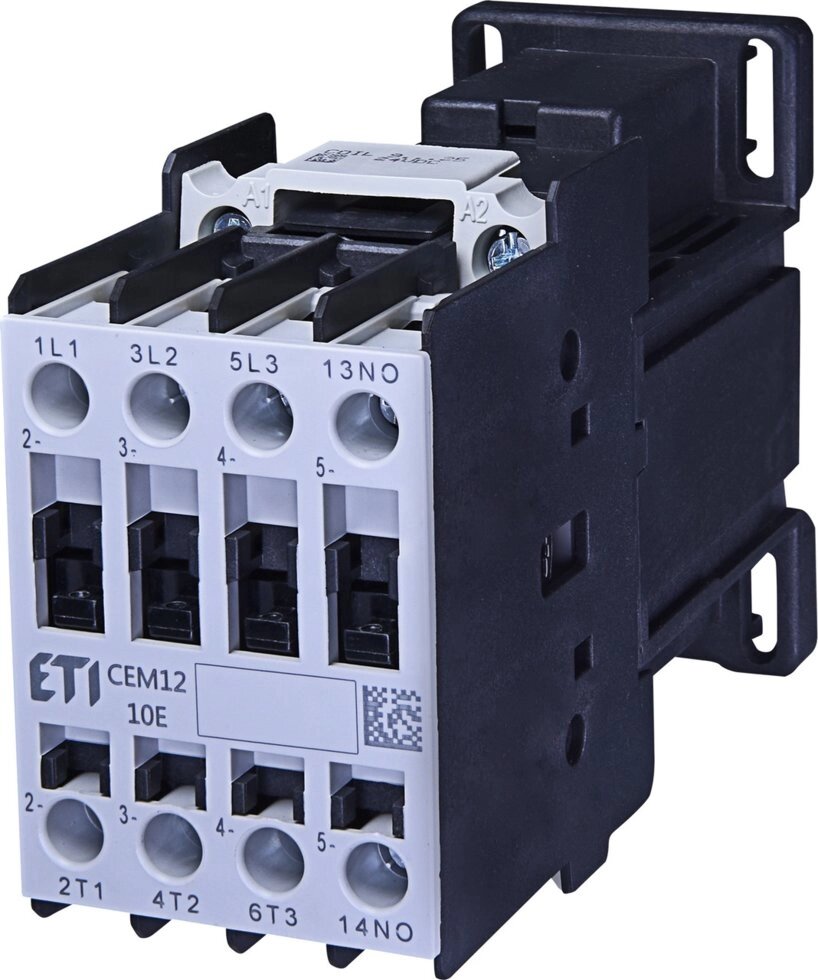 Контактор CEM 12.10 24V DC (12A; 5,5kW; AC3) від компанії Спеціалізований магазин ДП "КАПРО-ДНІПРО" - фото 1