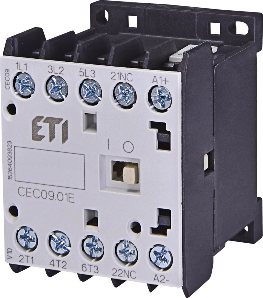 Мініконтактор CEC 09.10-24V DC (9A; 4kW; AC3) від компанії Спеціалізований магазин ДП "КАПРО-ДНІПРО" - фото 1