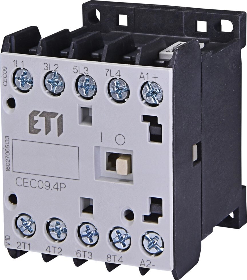 Мініконтактор CEC 09.4Р 24V DC (9A; 4kW; AC3) 4р (4 Н. О.) від компанії Спеціалізований магазин ДП "КАПРО-ДНІПРО" - фото 1