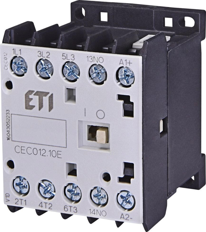 Мініконтактор CEC 12.10-230V-50 / 60Hz (12A; 5,5kW; AC3) від компанії Спеціалізований магазин ДП "КАПРО-ДНІПРО" - фото 1