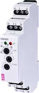 Багатофункціональний реле часу CRM-93 H UNI 12-240V AC / DC (3x8A AC1)