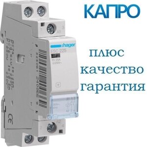 Контактор модульний 230V Hager ESC225 25A 2НО