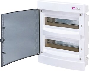 КОРПУС щита розподільний вбудований IP40 ETI DIDO-E ECM 24PT 1101012 прозорі двері