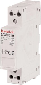 КОНТАКТОР DIN 2-п 220V E. Next e. mc. 220.2.25.2NO 25А p005001