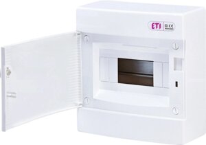 КОРПУС щита розподільний зовнішній IP40 ETI DIDO-E ECT 8PO 1101005 білі двері