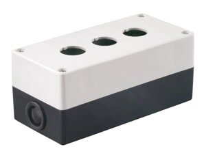 Корпус КП103 для кнопок 3Місць білий IEK