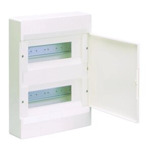 КОРПУС накладної білі двері Cosmos IP40 / II Hager VD212PD 2 * 12мод 294 * 326.5 * 92.5mm